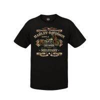 การออกแบบเดิมเสื้อHarley-Davidson Military ส่งจาก USA แท้