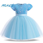 MQATZ Đầm Công Chúa Thanh Lịch Cho Bé Gái Đầm Xòe Dạ Tiệc Trang Trọng Rước