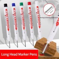 1/3Pcs White 20mm Deep Hole Long Nib Head Markers Pen Set for Metal Waterproof Bathroom Woodworking Decoration Multi-Purpose Highlighters Markers