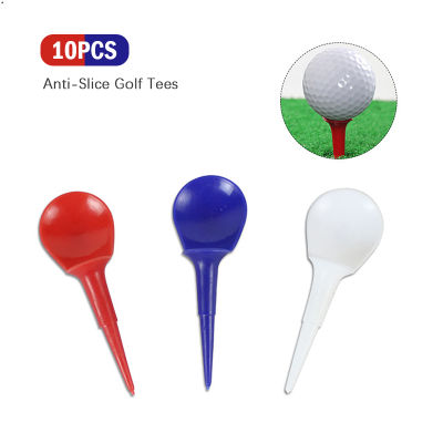 guliang630976 10pcs พลาสติก Anti-Slice กอล์ฟ Tees เก้าอี้รูป Tees 85mm Golf Tees Ball nails