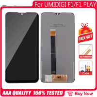 REginal หน้าจอ LCD F1 UMIDIGI 6.3นิ้ว + อุปกรณ์อ่านพิกัดหน้าจอสัมผัสสำหรับชิ้นส่วนอะไหล่สำหรับการเล่น F1 UMIDIGI