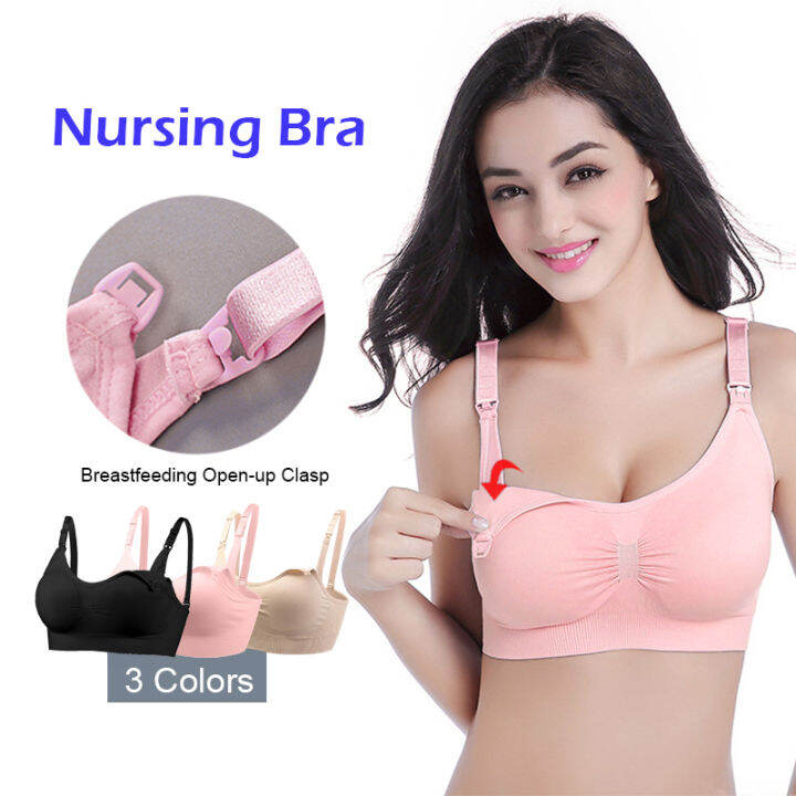 【Nonwired】Nursing Bra Maternity Bra Push Up Underwear for