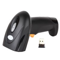 R9JA EVAWGIB 1D Barcode Scanner Wired Wireless USB Bar Code Scanner 48Bit CPU Label Reader for Market Store