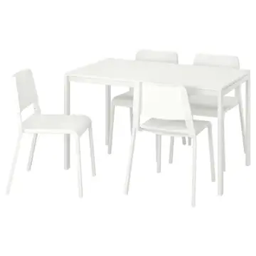 Dining Table Set For 4 Ikea, White Dining Table Set Ikea