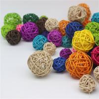 Hot Sale 25pcs/lot 3cm Birthday Party Decor Wedding Decoration Rattan BallChristmas Decor Home Ornament Home Decoration