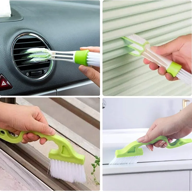  Window Groove Cleaning Brush, 8Pcs Crevice Cleaning