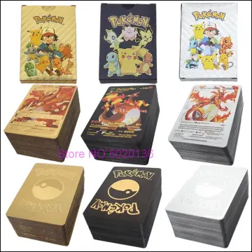 Metal Card Pack Vmax Case Mew GX Box Gold Silver Charizard Spanish