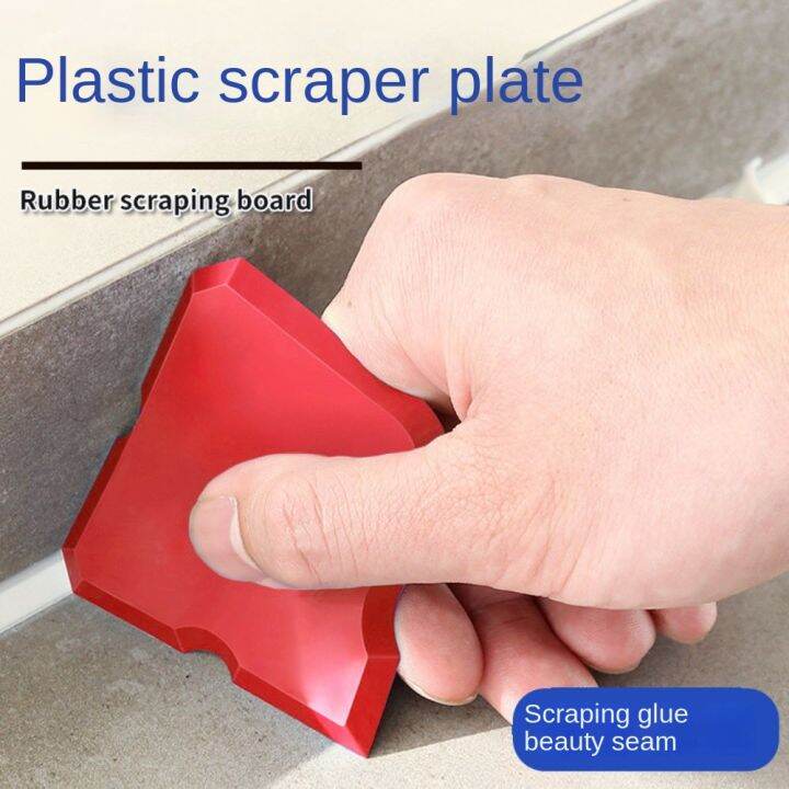 Glass glue scraper, plastic gluing tool, film scraper, door and window