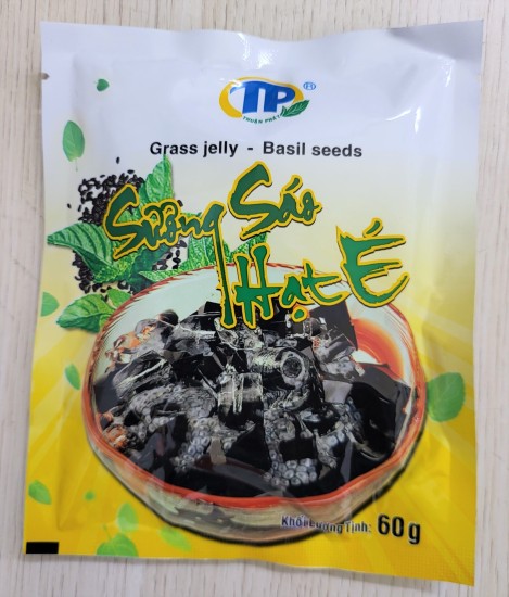 G i 60g b t s ng s o en h t tp thu n ph t black grass jelly with basil