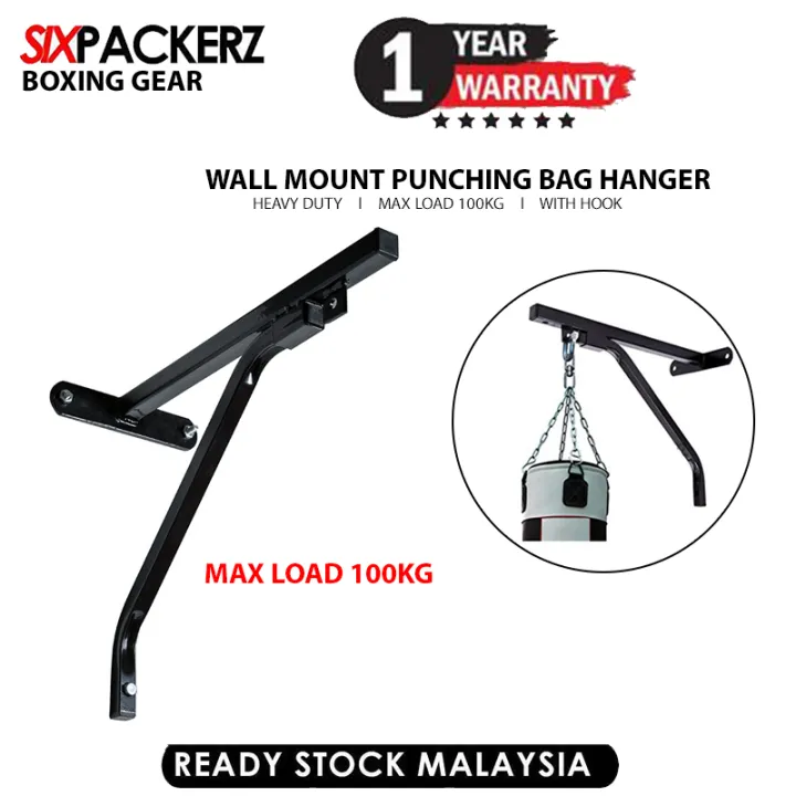 Boxing Punch Bag Bracket Hanging Hook Stand Heavy Duty Punching Wall