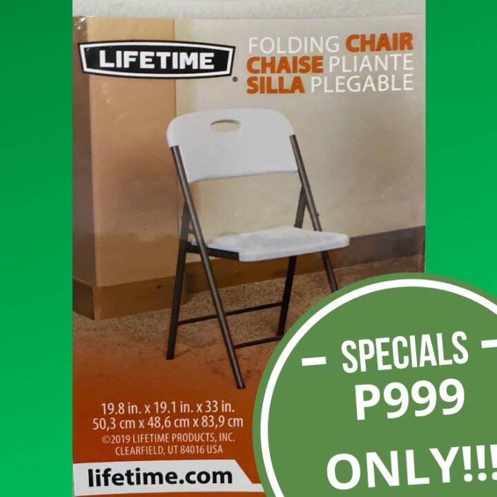 Lifetime Chair Lazada PH