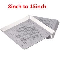 【 Party Store 】 square Rectangle Pizza Baking Pan Nonstick Pizza hole tray Pan Steel Round Crispy Crust Pizza Oven Tray Perforated Bakeware Tool