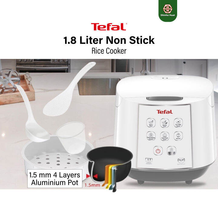 Tefal RK732167 1.8 Liter Fuzzy Logic Spherical Easy Rice Cooker RK7321