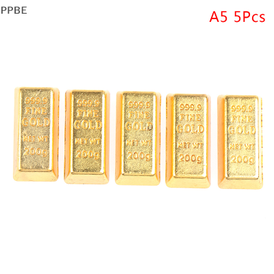 PPBE 1:12 dollhouse Miniature Golden Brick มินิทองแดงตุ๊กตาบ้านอุปกรณ์เสริม