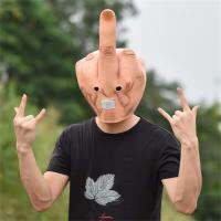 【HOT】✑ Spoof Headgear Props Personality Despises Middle Creepy Fingers