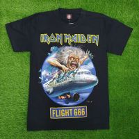 Iron Maiden Flight 666 Skull Rock Band เสื้อ Rockers เสื้อยืด # Sil Khannaz ButterFingers Cromok ค้นหาปีก Langsuyr เสื้อยืดผู้ชาย