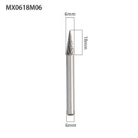 ทังสเตนเหล็กฮาร์ดโลหะผสมโรตารี่โลหะบดหัว1เครื่องตัดน่าเบื่อ M/mx รูปกรวยไฟล์แกะสลักสว่านมิลลิ่งตัด