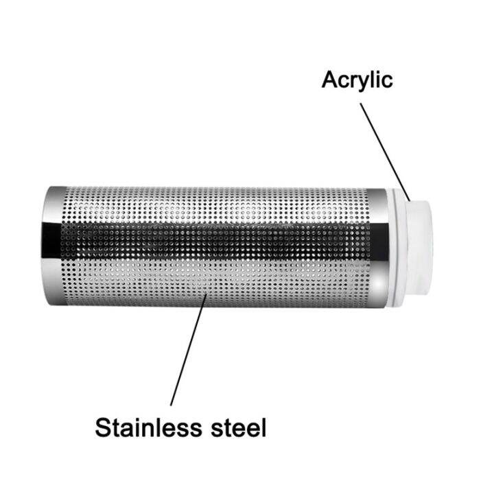 คลุมสื่อตัวกรองตู้ปลาไหลเข้าสแตนเลสสตีลตาข่ายขนาดเล็กป้องกันกุ้งสำหรับปลาสำหรับถังตัวกรอง12มม-16มม-i-d
