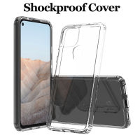 สำหรับ Pixel 5a กรณี Pixel 5ฝาครอบ4A 5G กันกระแทกคริสตัลใส Hard Back Slim Clear เคสศัพท์ Funda Coque