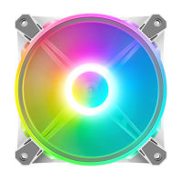 Tanjiaxun COOLMOON RGB พัดลม7ใบมีดหลายเอฟเฟกต์แสง6Pin 120มม. ปรับ RGB คอมพิวเตอร์แชสซี Cooler สำหรับ PC Case RGB Cooler 16