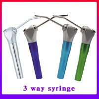 Dental Air Water Spray Triple 3 Way Syringe Handpiece + 2 Nozzles Tips Tubes For Dental 3 Way Air Water Spray Triple Syringe