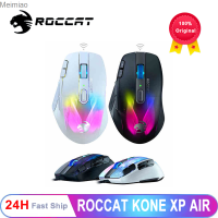 ของแท้สำหรับ ROCCAT KONE XP Air บลูทูธไร้สายเมาส์สำหรับเล่นเกมส์16.8ล้าน3D เมาส์เล่นเกม RGB 19000 DPI เครื่องยนต์2 Meimiao