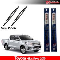 ที่ปัดน้ำฝน ใบปัดน้ำฝน ซิลิโคน ตรงรุ่น Toyota Revo 2015-2017 ไซส์ 22-16  ยี่ห้อ BOSCH ของแท้ 100%