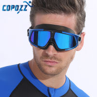 Copozz Swim Goggles for Men Womens Glasses Anti-Fog UV Large Frame s Sport Waterproof Silicone swimming goggles Eyewear