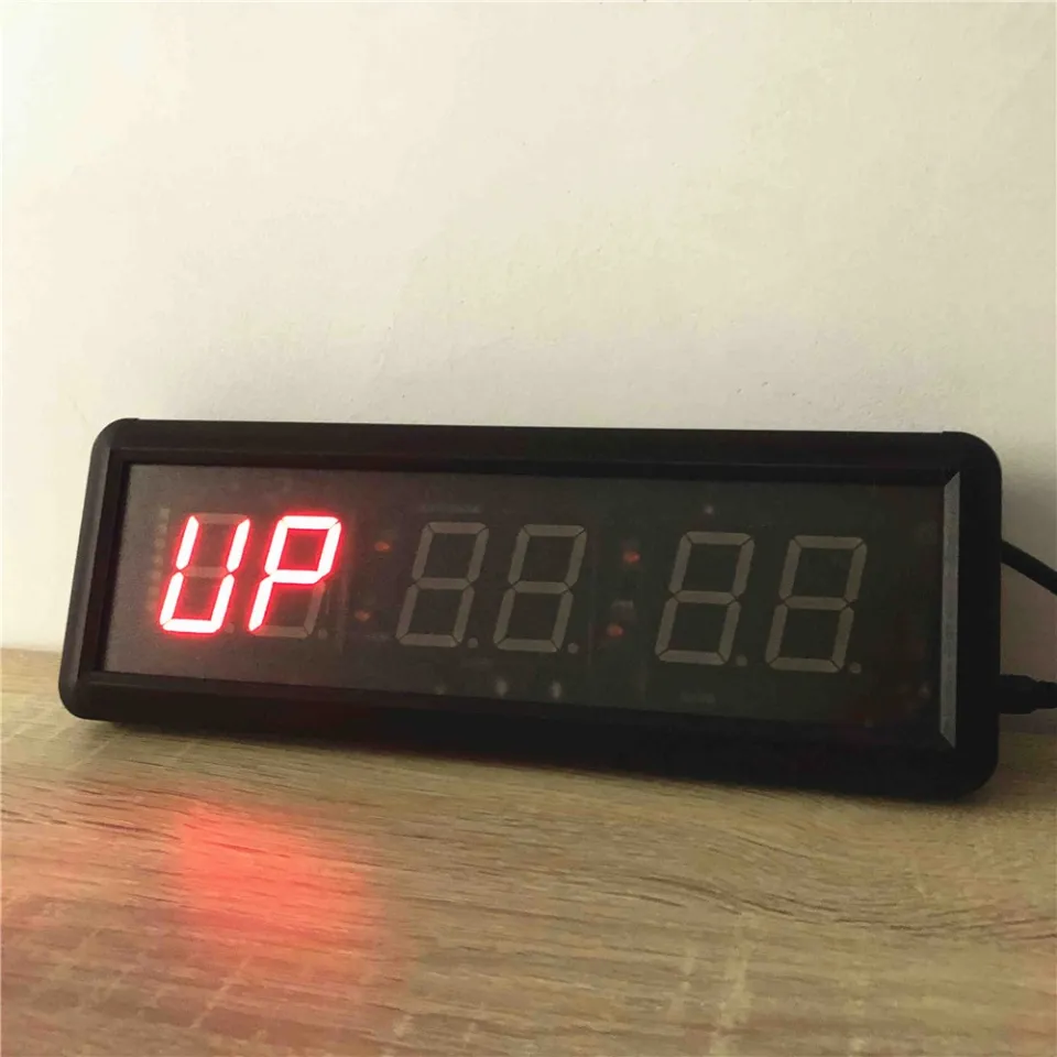 1.5 inch 29cm Led Countdown Clock Stopwatch,Button selectable ,With remote  control School Rush Answer Competition Game Timer