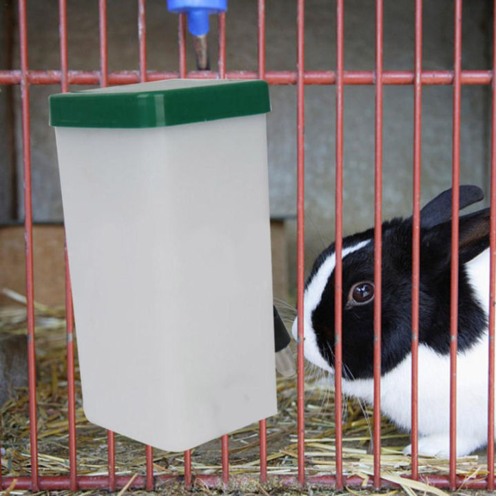 1l-พลาสติกกระต่ายขวดน้ำดื่มถังหนูแฮมสเตอร์ตู้กรงแขวนป้อนจุกนมน้ำดื่มสำหรับกระต่ายกินีหมู