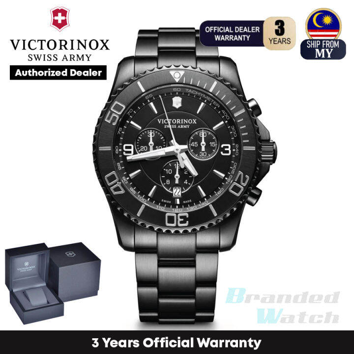 [Official Warranty] Victorinox Swiss Army 241797 Men's Maverick Chrono