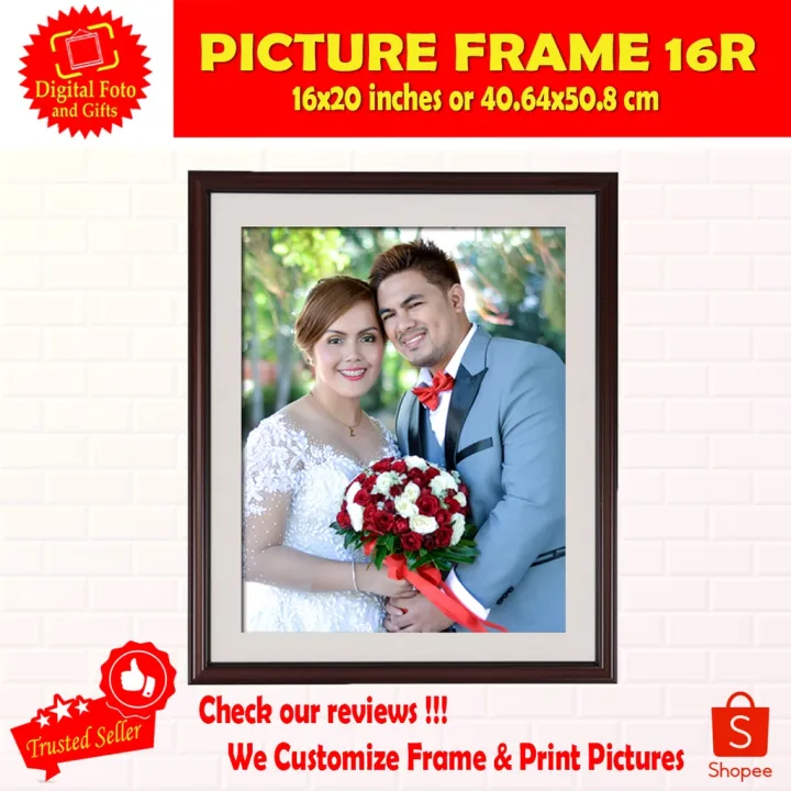 Picture Frame 16x20 inches or with print Lazada PH
