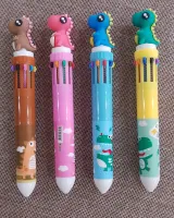ปากกา10สี ลายตุ๊กตาน่ารักคละสีคละลาย
