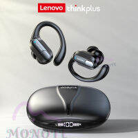 Lenovo XT80 Bluetooth 5.3หูฟังหูฟังไร้สายจริงพร้อมปุ่มควบคุมไมโครโฟนลดเสียงรบกวนที่เกี่ยวหูชุดหูฟังกันน้ำ