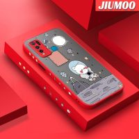 JIUMOO เคสสำหรับ VIVO Y30เคส Y50 Y30i ลายหมีพื้นที่ใหม่ผิวเกล็ดหิมะกรอบซิลิโคนเคสโปร่งใสกันกระแทกเคสมือถือรวมฝาครอบป้องกันเลนส์กล้องถ่ายรูปทั้งหมด