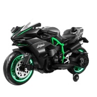 Xe máy điện moto 3 bánh Ninja H2R siêu thể thao đồ chơi cho bé tự lái thumbnail