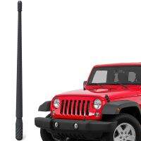 ☃ Car FM AM Aerial 13INCH Carbon Radio Signal Amplifier Antena For Jeep Wrangler Ford F150 Toyota Tundra Dodge Ram Chevy Silverado