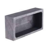 10 Pieces 1 KG Graphite Ingot Mold Crucible Mould for Melting Casting Refining Gold Silver Metal Aluminum Copper Brass