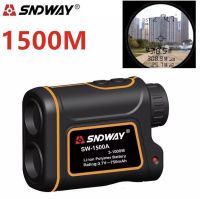 พร้อมส่ง SNDWAY กล้องโทรทรรศน์เลเซอร์ Range Finder  1500M monocular Metro เลเซอร์เมตรระยะทางการล่าสัตว์ดิจิตอลเทปวัดเลเซอร์