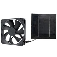 20W 12V Solar Panel Exhaust Fan Air Extractor Mini Ventilator Solar Panel Powered Fan For Dog Chicken House Greenhouse