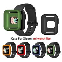 Colorful Silicone Protective Case For Xiaomi Mi Watch Lite Frame Shell Protector Cover Cases For Redmi Watch Accessories