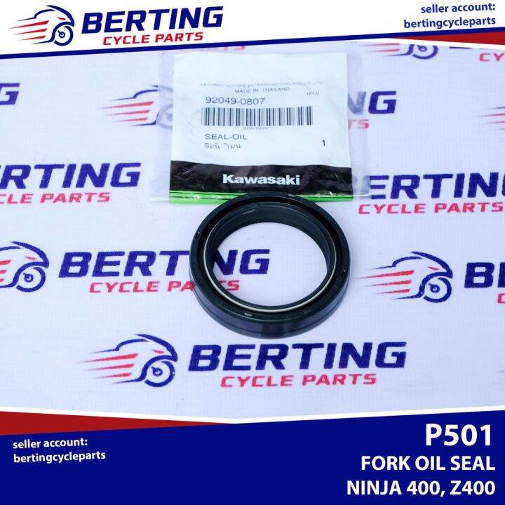 [Ready Stock] FORK OIL SEAL Kawasaki Ninja 400 Z400 Genuine 920490807