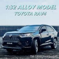 ❀♤ RAV4 SUV Alloy Car Model Diecasts Metal Veículos Collection Brinquedos infantis de Garagem Presente 1:32