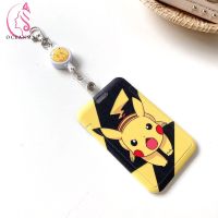 【hot sale】 ❡¤ B11 OCEANMAP Girls Card Case Japanese Bus Card Cover Card Holder Pikachu Portable Credit ID Card Anpanman Cartoon Meal Card Retractable Buckle