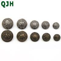 10 pieces of high-grade vintage metal button brass denim button men and women jeans clothing button 15 mm -25 mm