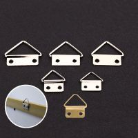 10pcs Ring Photo Frame Hooks Metal Picture Frame Hangers Fasteners Wall Mount Attached Nails Display Painting Decor Accessories