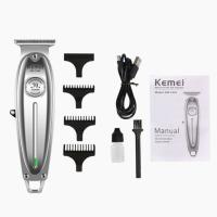 SALE!!! Kemei KM1949 ปัตตาเลี่ยนตัดผม แบตตาเลียนตัดผม Clipper Trimmer คุณภาพดีมาก ใบตัดละเอียด 0.45-0.8MM. แบบชาร์จไฟฟ้า (ใหม่ล่าสุด) แบตเตอเลี่ยนตัดผม ปัตตาเลี่ยน อุปกรณ์จัดแต่งทรงผม เครื่องตัดผม