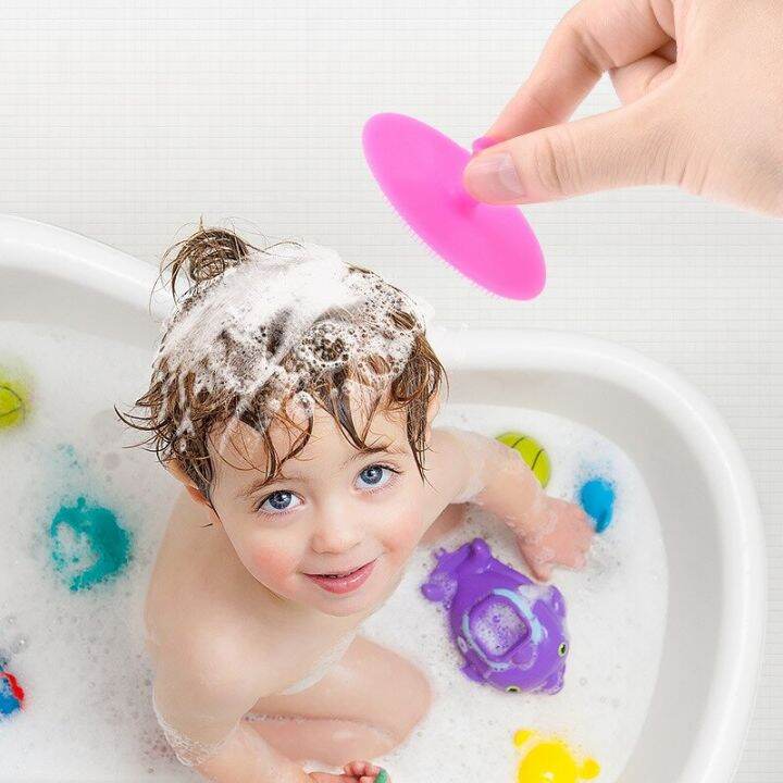 silicone-shampoo-brush-for-baby-infant-bathing-soft-silicone-boys-kids-shower-brush-head-hair-washing-massage-brushes-wipe-comb