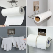 Treo cuộn giấy vệ sinh inox dán tường, móc treo đồ đa năng cao cấp