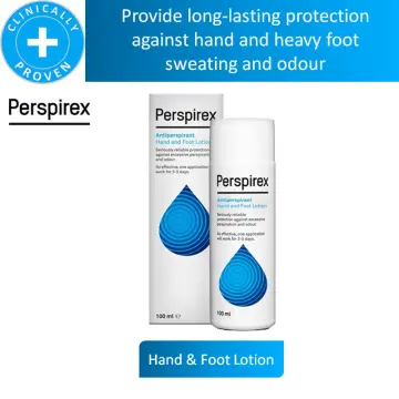 Perspirex Antiperspirant Lotion Deodorant Hand Foot Cream Odor Protection  100 ml